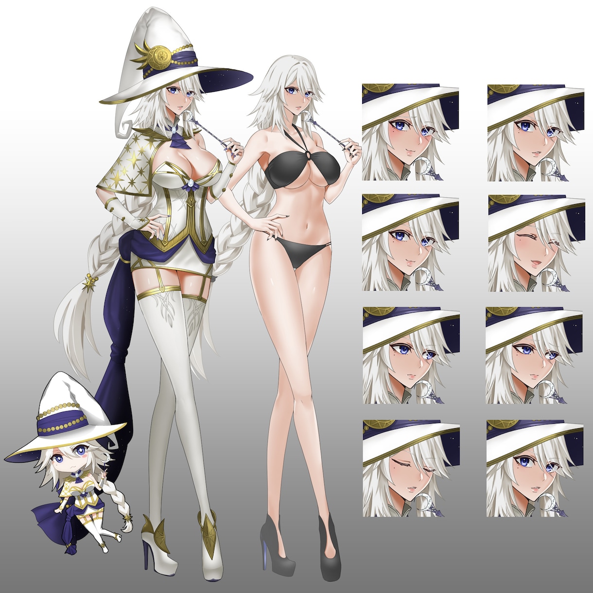 ゲーム＆TRPG用キャラクター描きます キャラクターデザイン料も込み！修正回数制限なし！ イメージ1