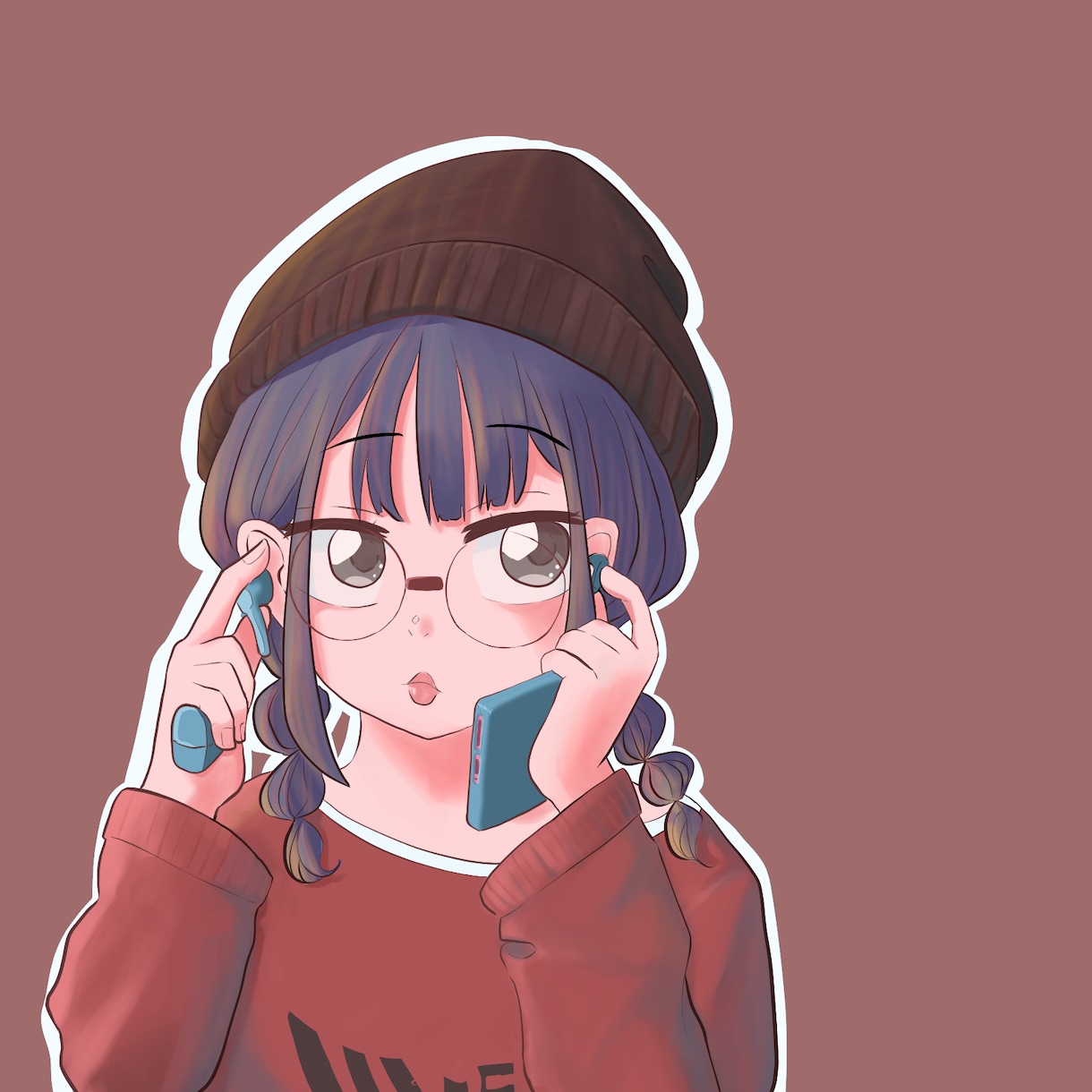 SNS用のアイコンを作成いたします あなたらしいアイコンを私の絵柄で表現しませんか？ イメージ3