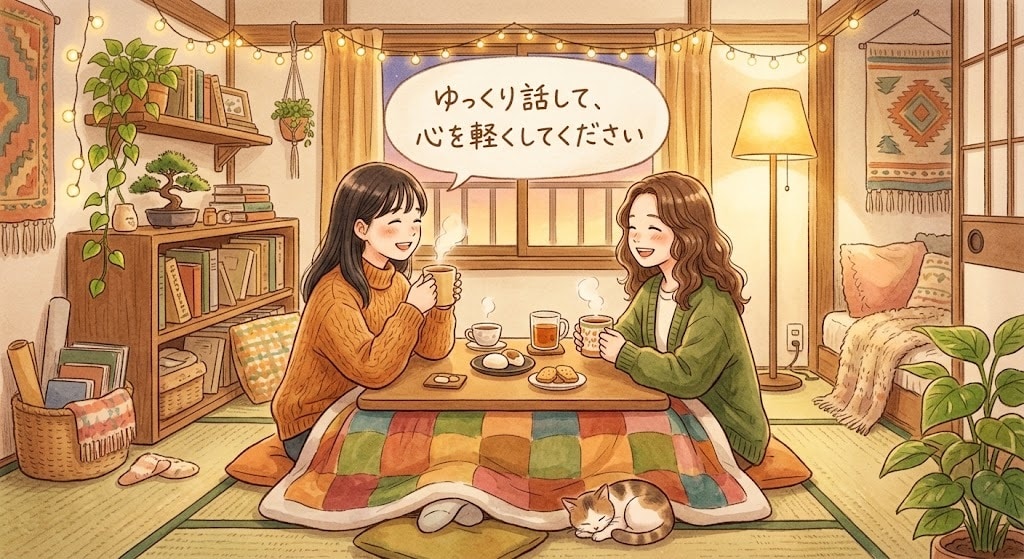 LINEのようにゆっくりお話聞きます 日々の悩みや知り合いには話しにくいこと話してみませんか イメージ1
