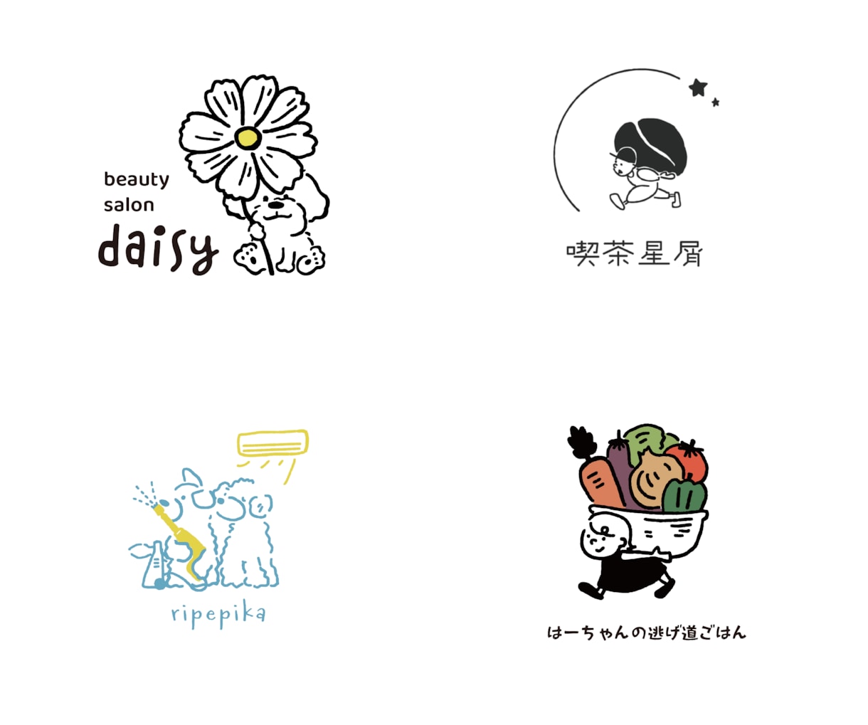 商用利用可能！温かい手書きロゴを作成します 丁寧なヒアリングを通して、はじまりに寄り添うデザインを。 イメージ4