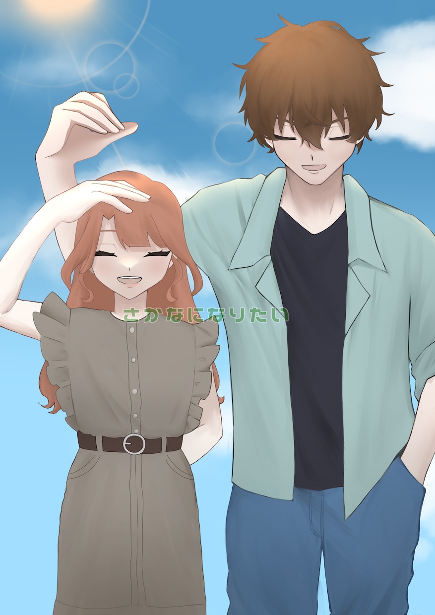 色んな絵を描きます 暗い雰囲気の絵でも、可愛い絵でもなんでも描きます◎ イメージ2