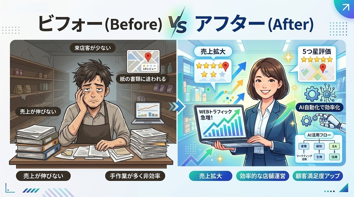 Web集客を丸ごとバックアップます HP作成・Googleマップ対策・AI活用までフォローします イメージ3