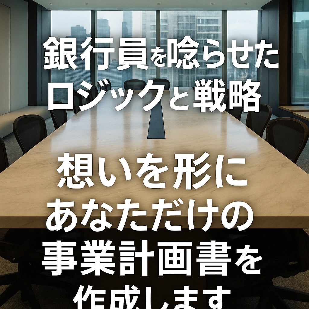 初心者の方でも安心！簡易事業計画書を作成します 元企業プランナーがあなたの夢を出力します！ イメージ1
