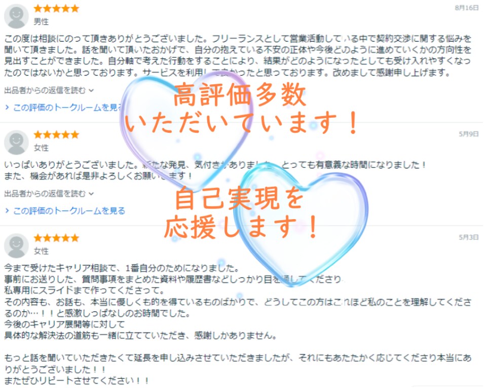Conpact&Inpact!応募書類を輝かせます 応募書類は未来の設計図⭐️面接に強い書類を作ります⭐丸投げ可 イメージ10