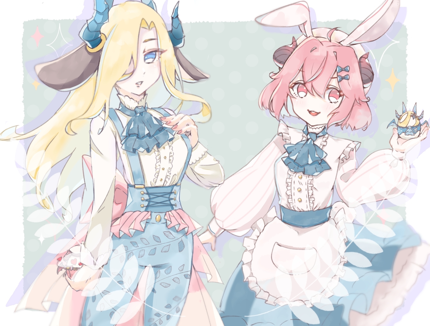 かわいい女の子のイラストを制作します アイコンから1枚絵まで！優しい雰囲気の絵が得意です！ イメージ7