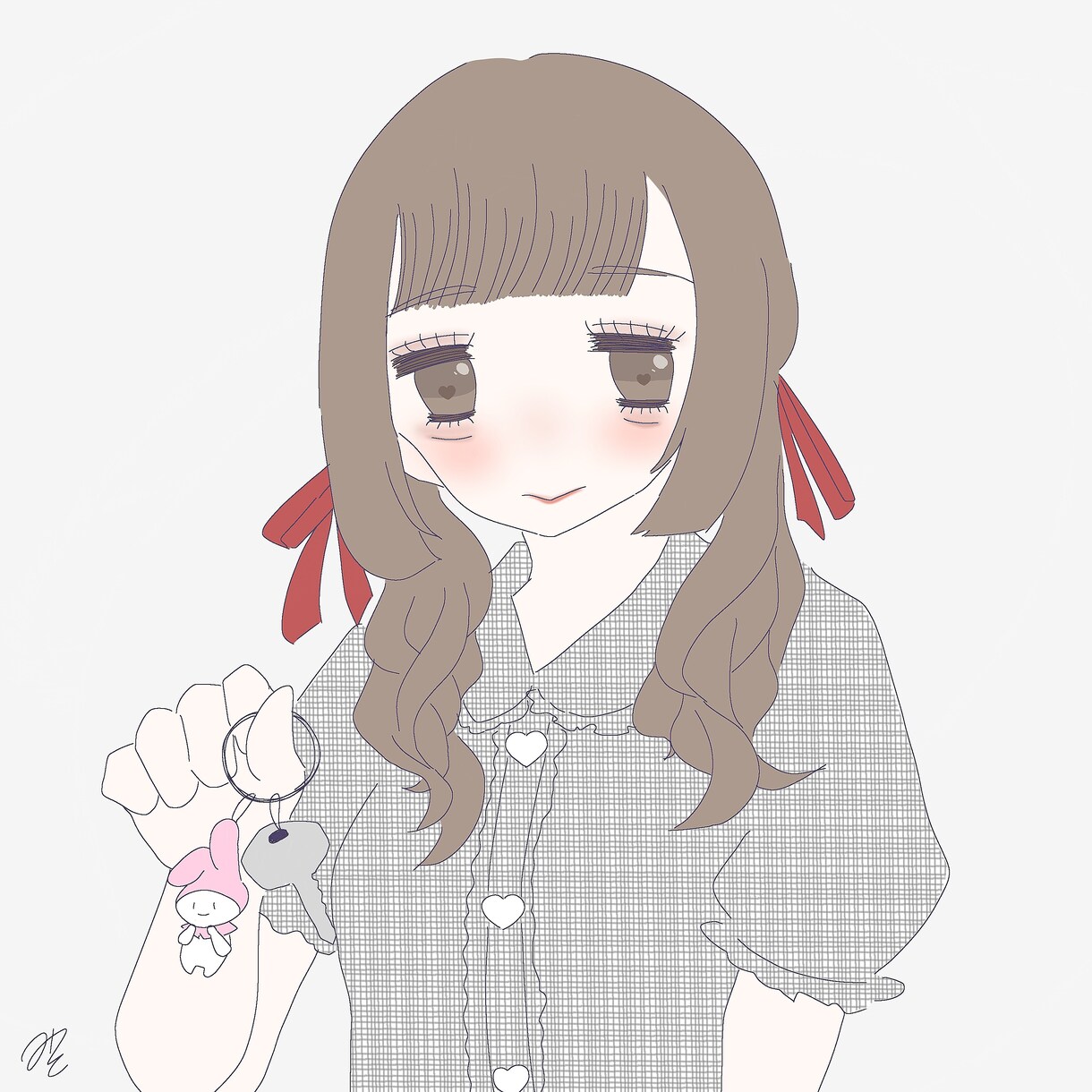 女の子イラスト描きます 女の子のラフなイラストお試し価格で描きます イメージ6