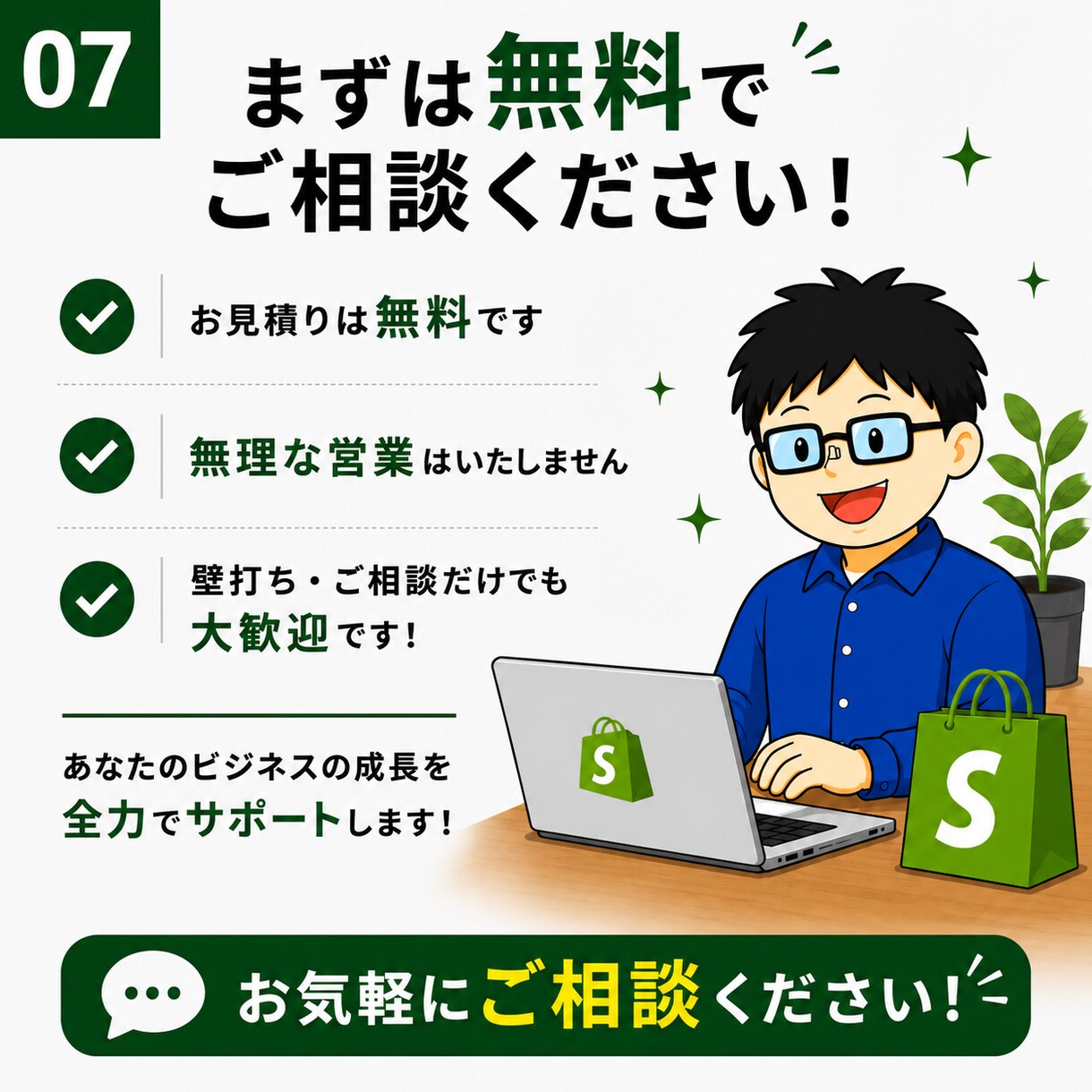 ECサイトShopifyの売上改善施策を提案します コンバージョン・購買導線・SEOの課題を運用目線でサポート！ イメージ7