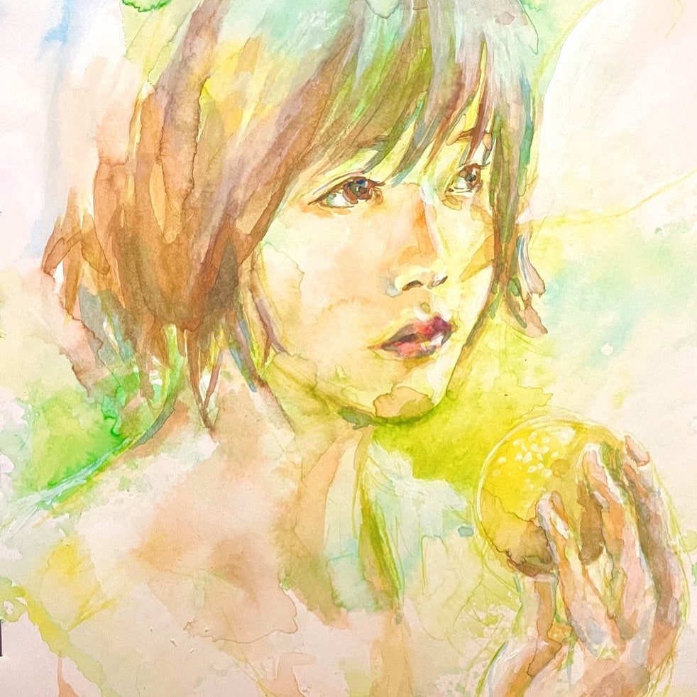 手描き:アナログ:水彩風似顔絵を作成します 日常の風景を 大切な記念日を 色鮮やかに描きます イメージ4