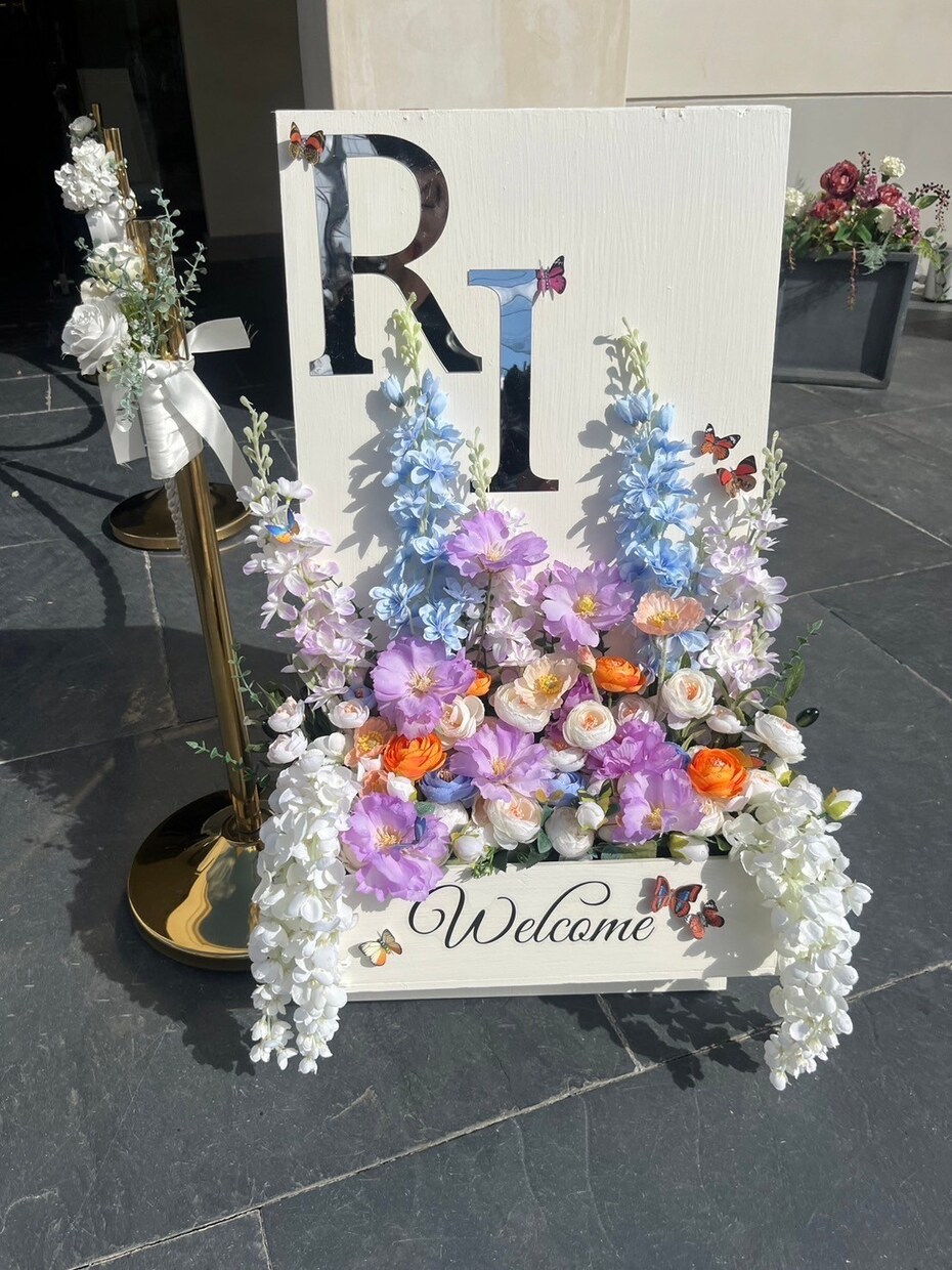 オリジナルWelcomeboard作成します お二人らしい結婚式をエントランスから… イメージ1
