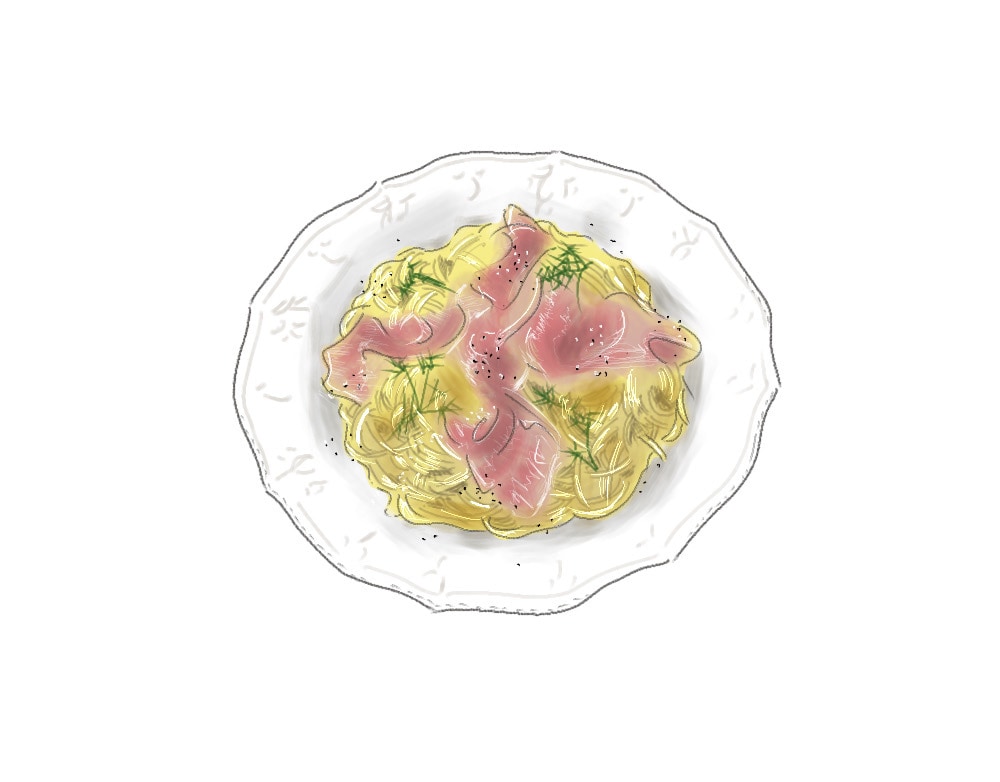 食べ物イラスト描きます メニュー表など写真よりもお洒落な雰囲気になります♪ イメージ4
