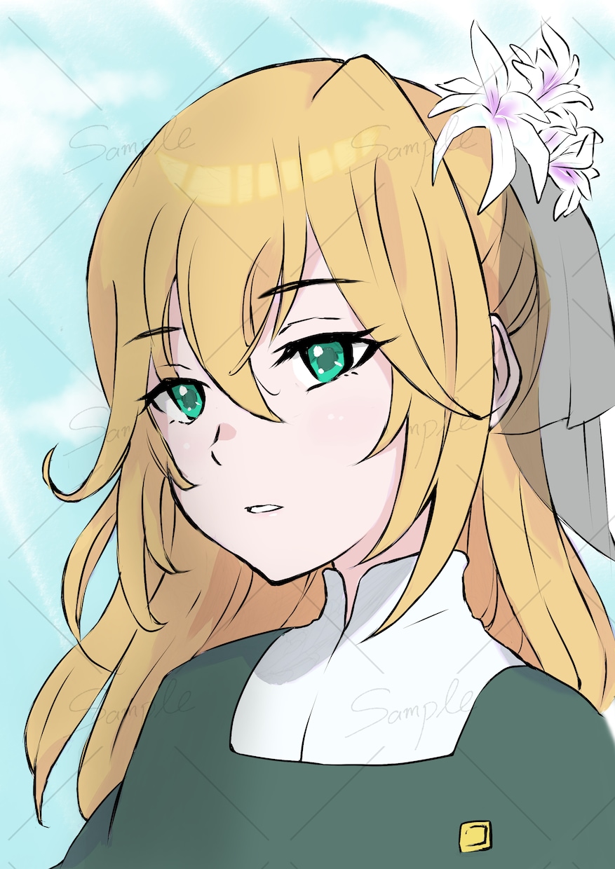 可愛い女の子のキャラデザ、等身大絵を描きます 10代の女の子や男の子描きます！線画、着彩のみでもOK☆ イメージ1