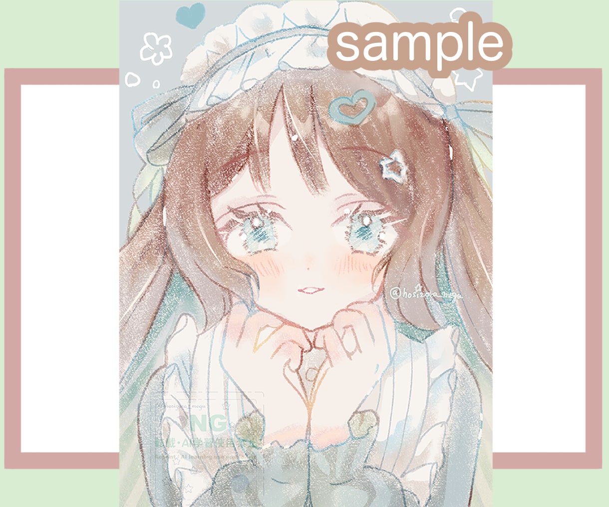 デジタルチョークイラストで可愛いをお届けします ふんわり優しいチョークで癒しのイラストいかがですか？ イメージ5