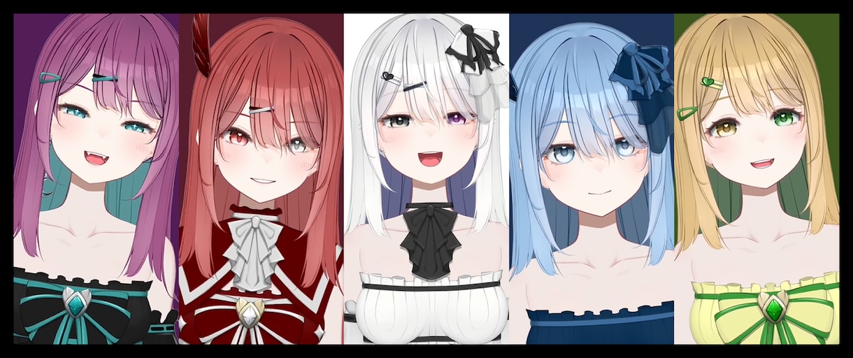 Vtuber モデルを制作します VtubeStudioとVBridger対応で高可動域！ イメージ3