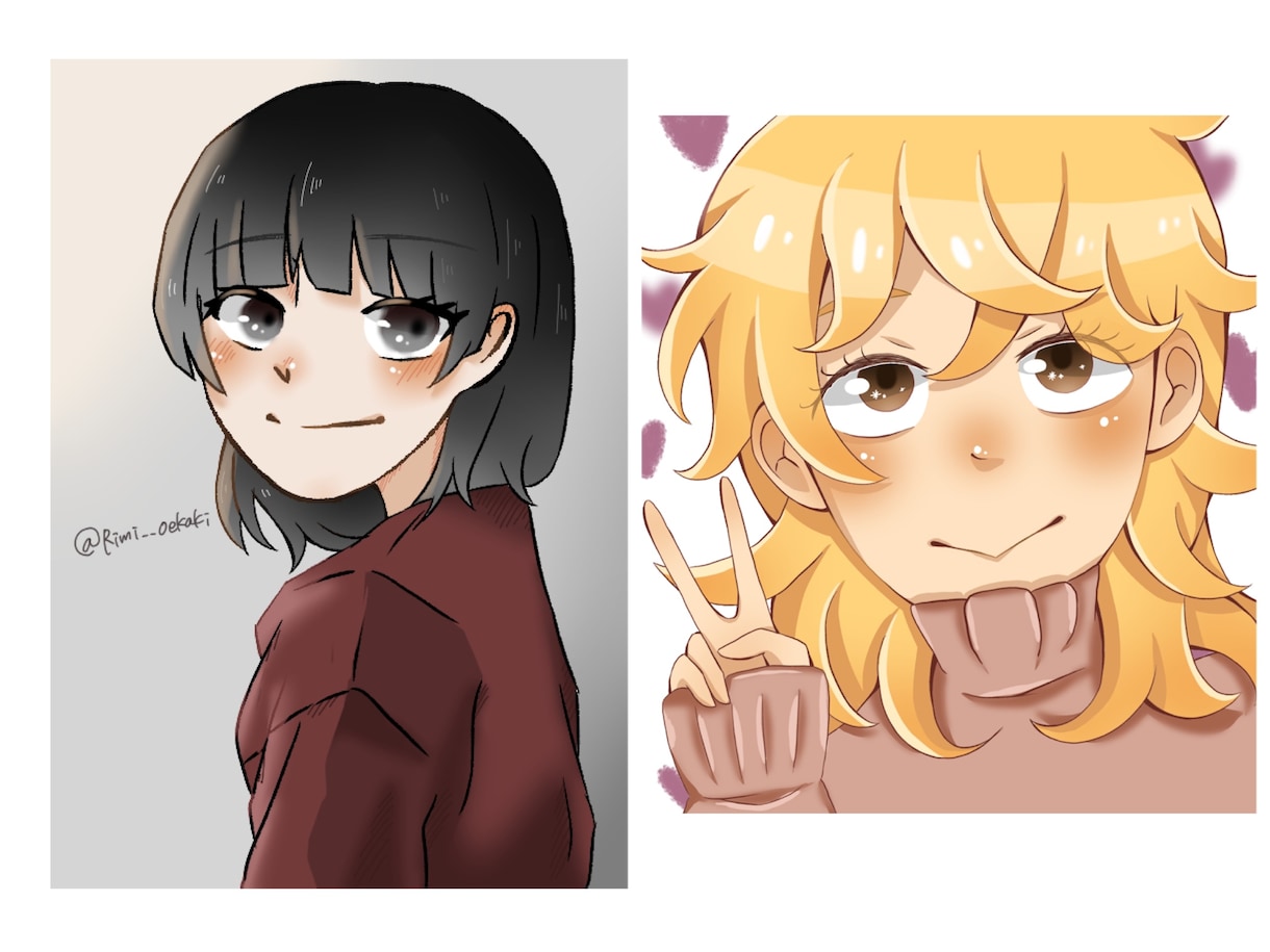 安くてパッと目の引くイラストお作り致します 安い値段で、こだわりのイラストが欲しい方向けです！ イメージ1