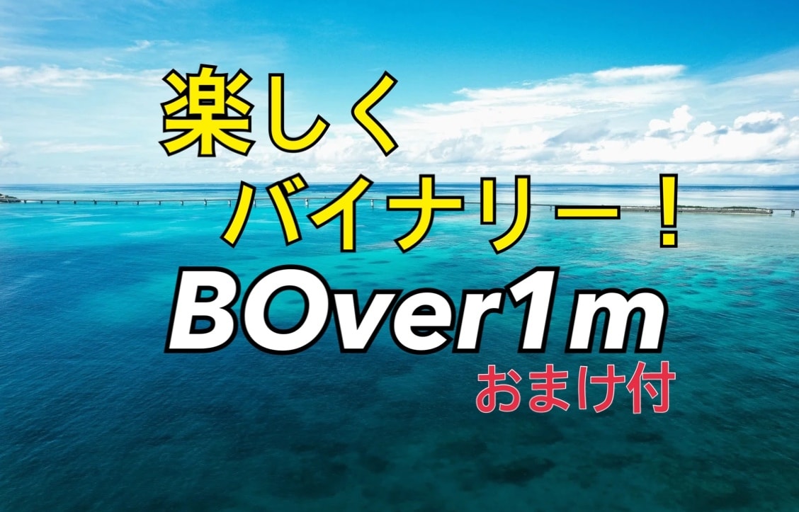 楽しいバイナリーの手法！簡単でどなたでも出来ます BO販売記念！おまけでもうひとつ手法サービスします！ イメージ1