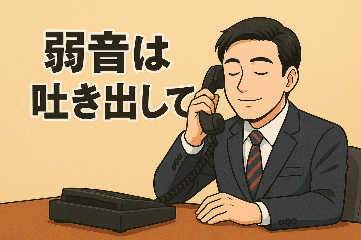弱音は吐き出していいよ。お話聞きます 挫折したら世の中のせいにすればいい。人間は不完全だもの。 イメージ5