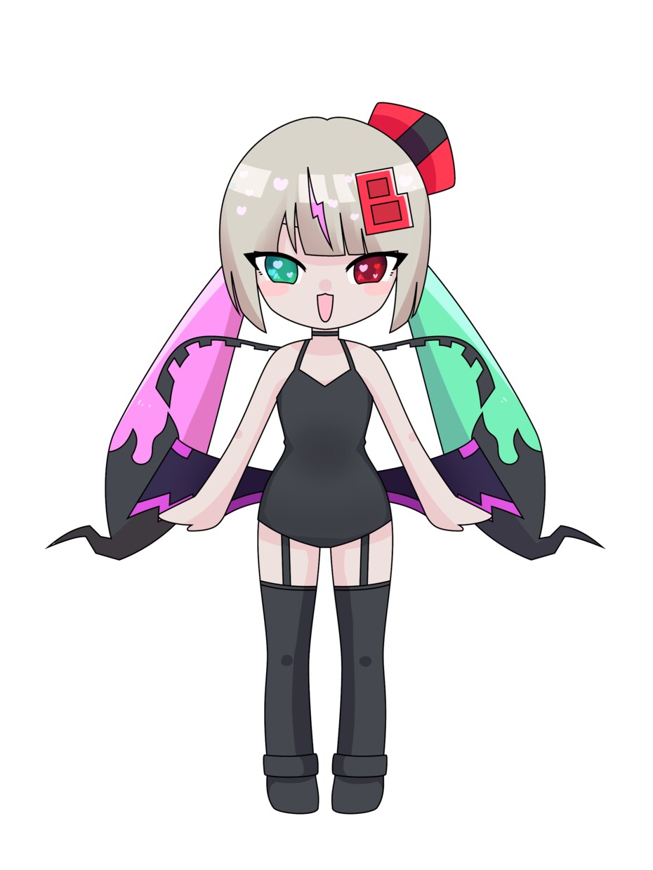 商用利用可！オリキャラSD立ち絵描きます ポーズ、表情指定も可能です！アイコンや動画作成にどうぞ！ イメージ2