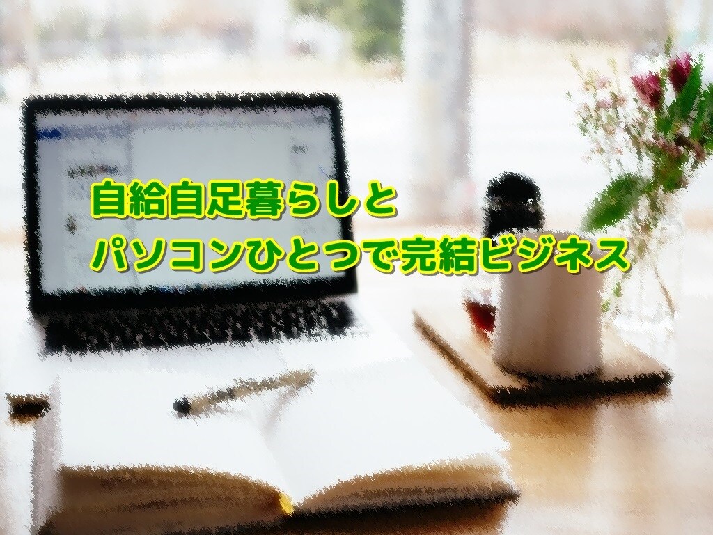 田舎暮らしながらパソコン一台でビジネスを続けてます 中高年男性が里山で家庭菜園しながら両立するネットビジネス。 イメージ1