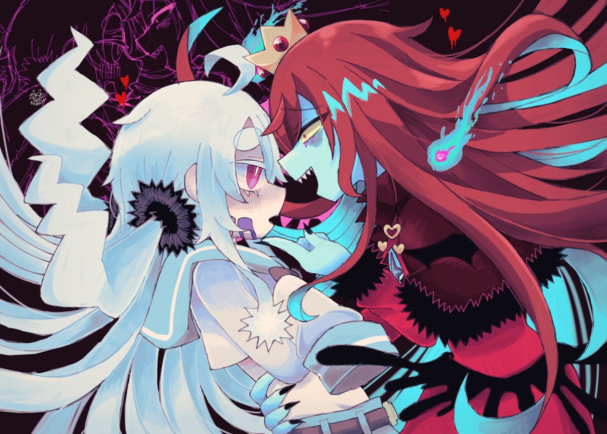 デフォルメが効いた絵柄で個性的なイラストを描きます 【短納期】一枚絵、キャラクターデザインなどを請け負います。 イメージ6