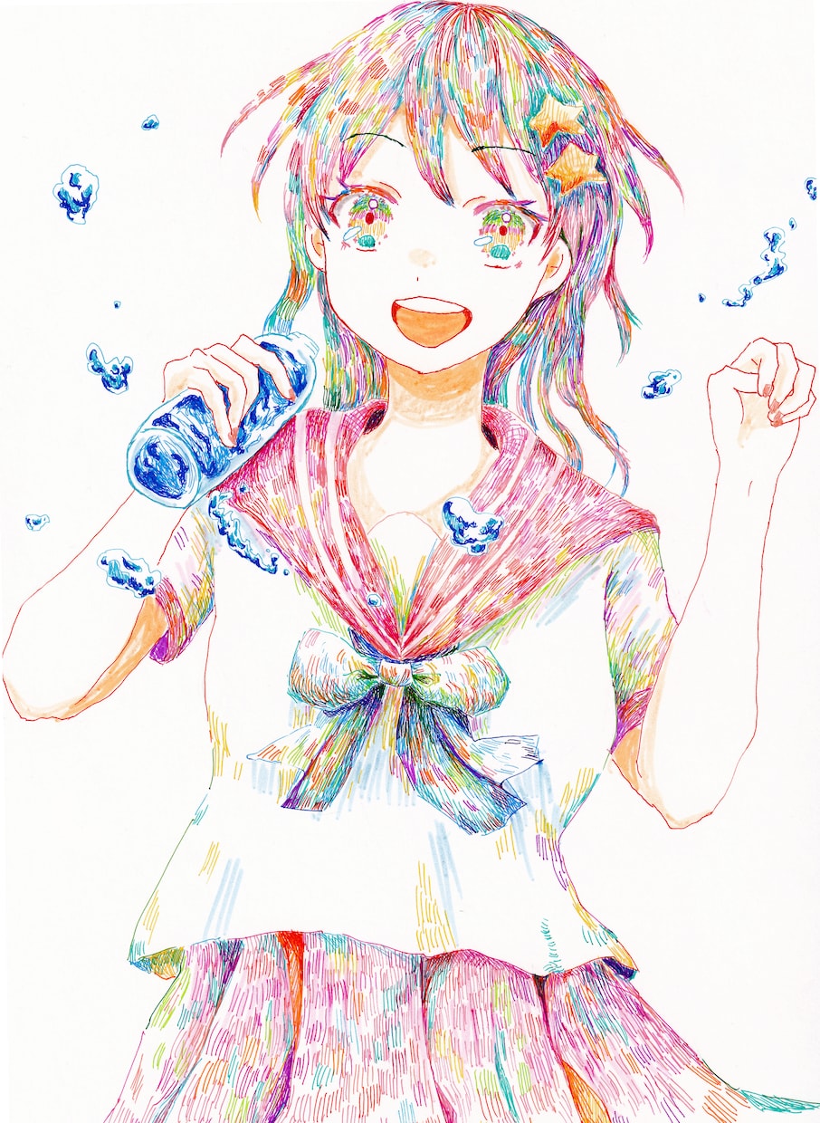 お手頃価格でイラストを描きます 一枚絵もアイコンも、アナログもOK。4〜10日で納品します イメージ4