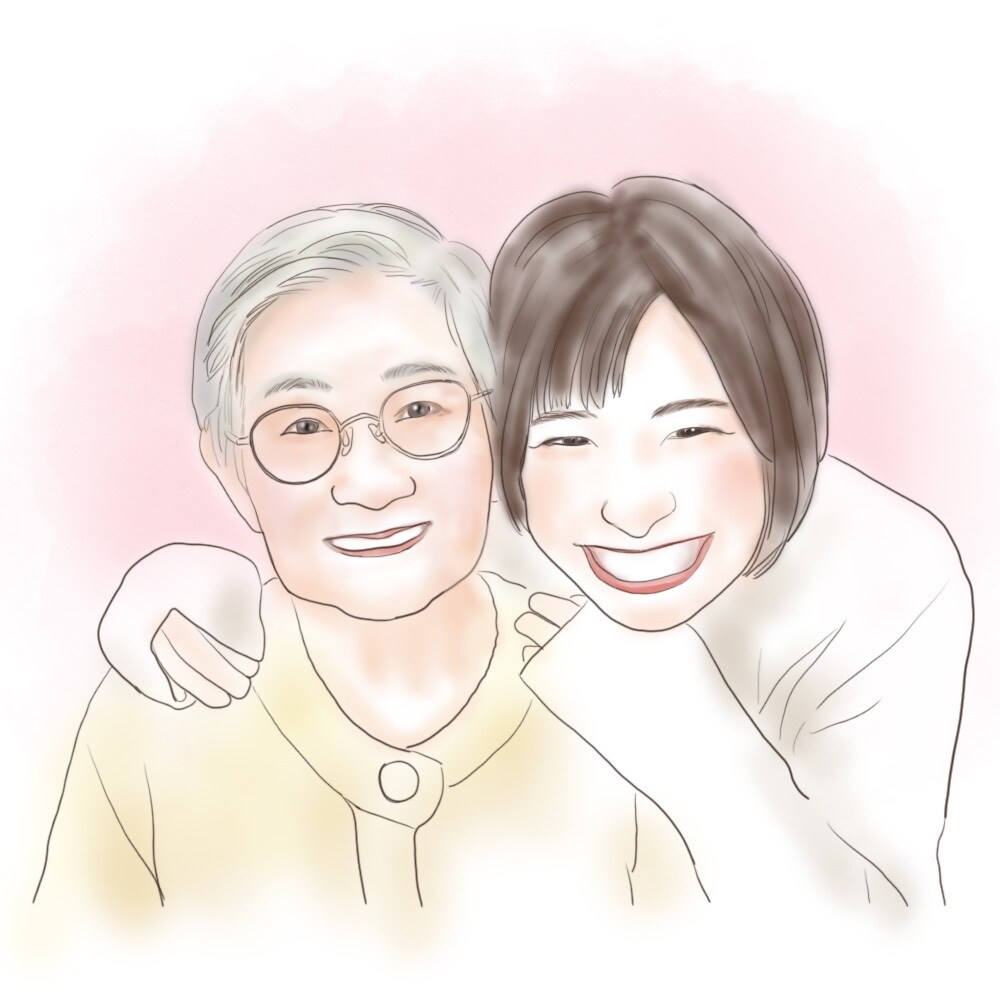 シンプル似顔絵お描きします あたたかい、優しい雰囲気のイラストお描きします。 イメージ5