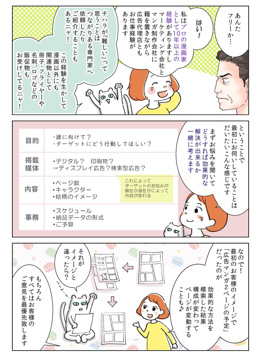 心動かす広告漫画、制作します 高クオリティ！プロ漫画家が、あなたの思いをしっかりCM♪ イメージ8