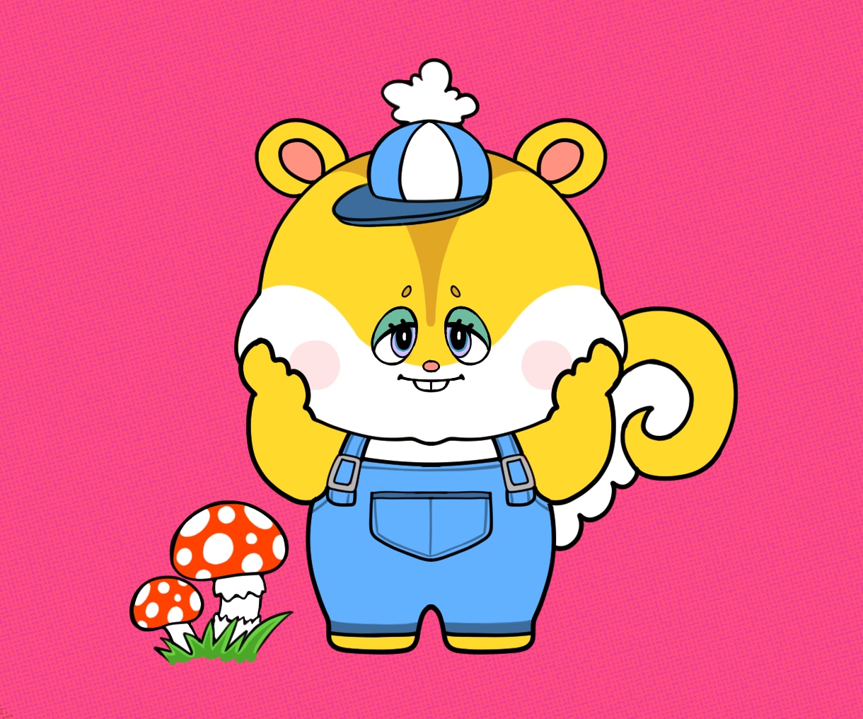 レトロポップでかわいい動物キャラクター作成します ペットのキャラクター化・マスコット・アイコンなど◎ イメージ8