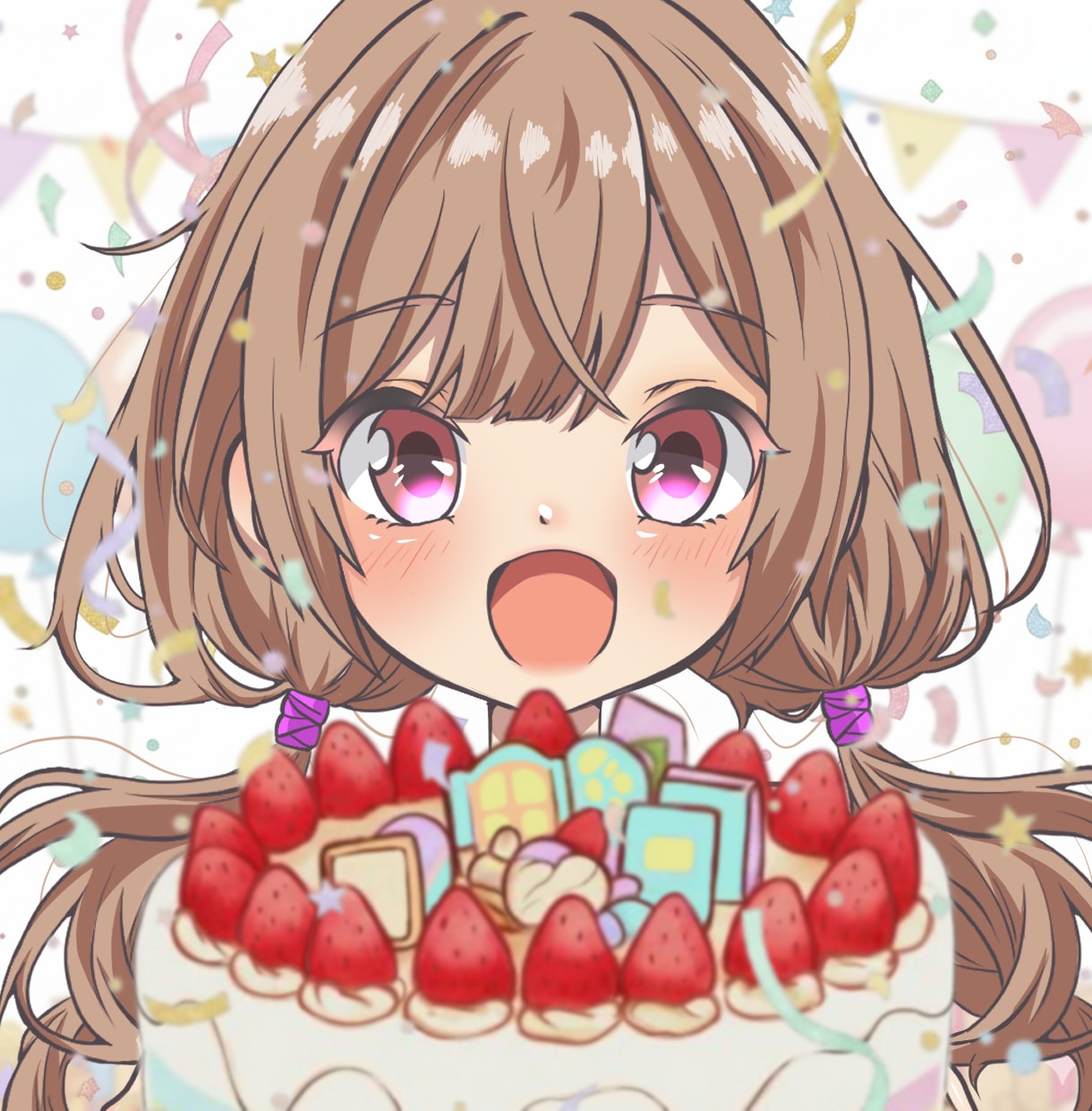 ラフ画の修正無料☆かわいい目を引くイラスト描きます リピーター多数！商用利用可！丁寧なやりとりを心がけています♪ イメージ1