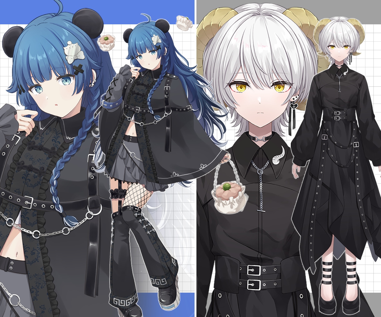 高品質な立ち絵/Live2D用パーツ分け制作します これからVtuberデビューされる方や新衣装などに イメージ5