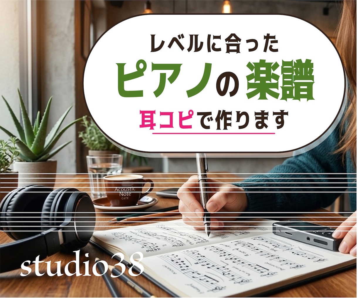 あなたのレベルに合わせたピアノ譜（運指付）作ります オーダーメイドのピアノ編曲＆運指サポート｜3名様モニター価格 イメージ1