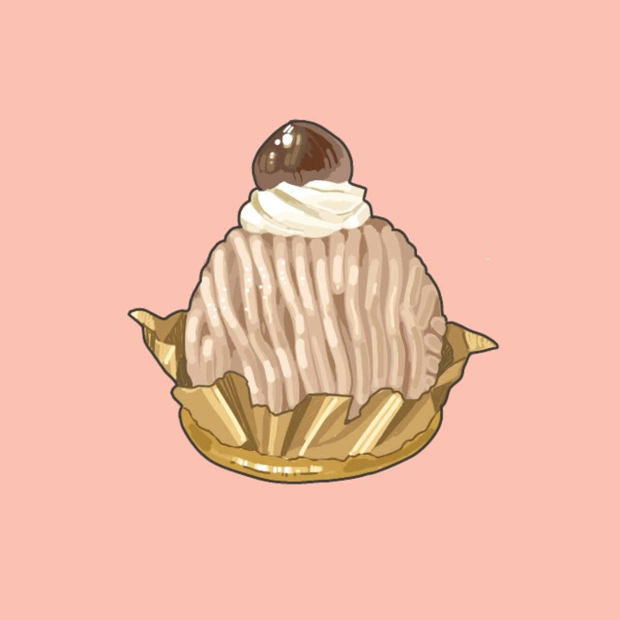 かわいい食べ物のイラストアイコンをつくります ♪sns利用にぴったりの食べ物や飲み物のイラスト◎ イメージ5