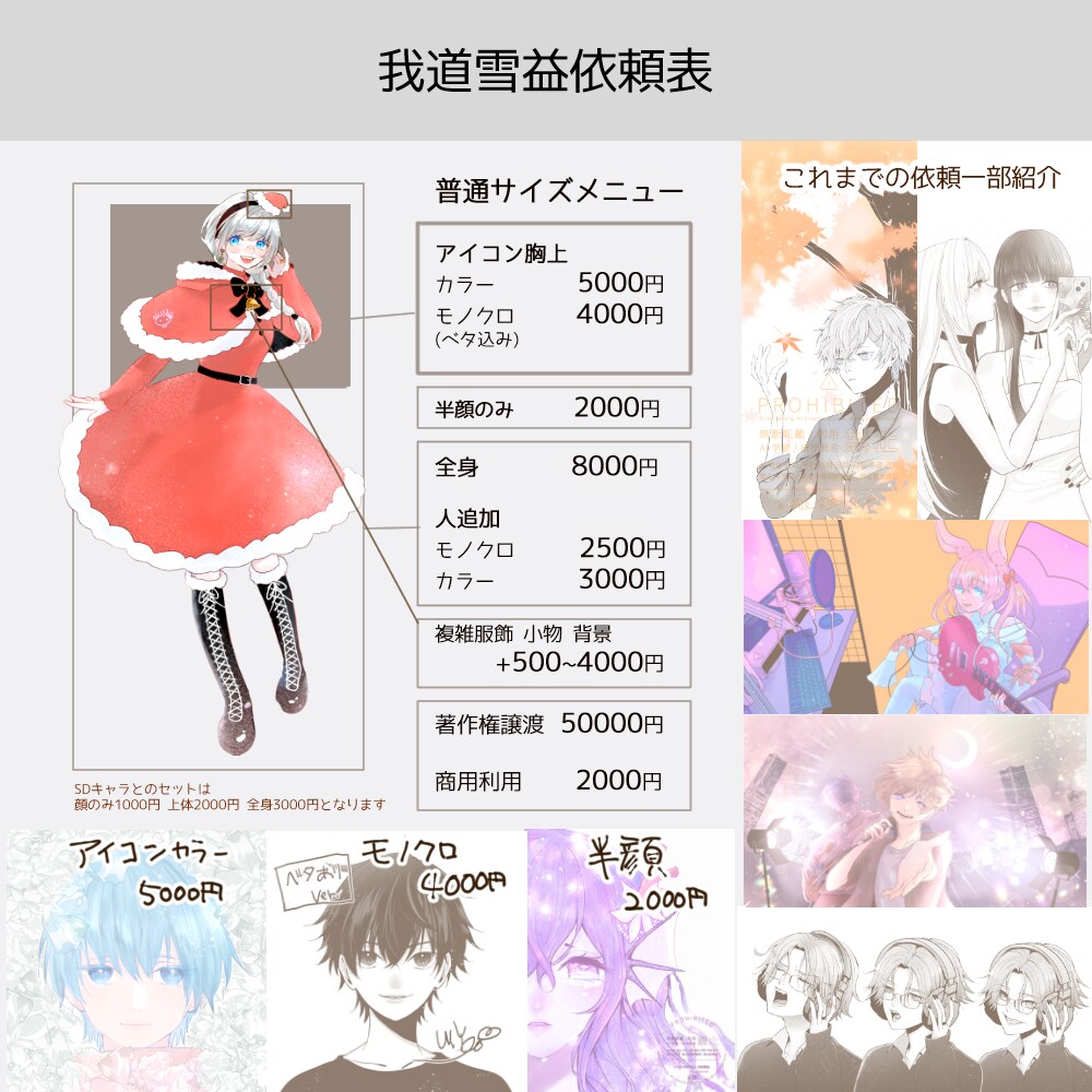 月に一人限定！3点セット好きに描きます アイコン、SD、超ミニSD or半顔をまとめて欲しい方向け イメージ3
