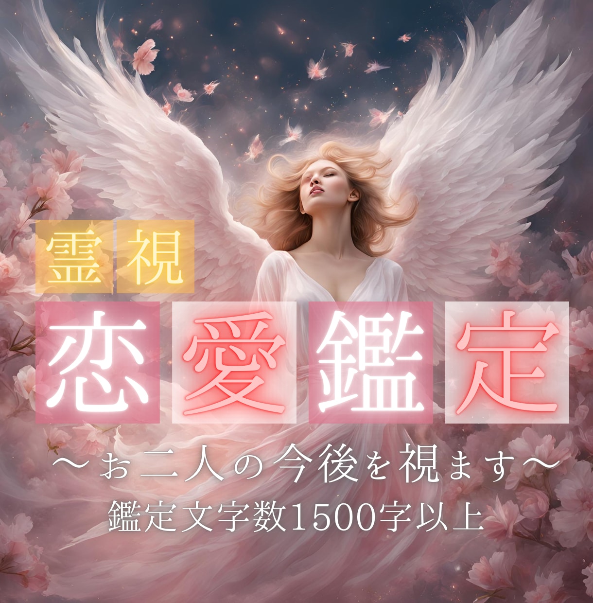 恋愛鑑定♡霊視しお二人の未来を探ります 24時間以内、1500文字以上のボリュームで鑑定します イメージ1