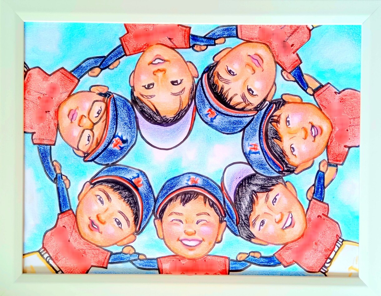 カワイイ似顔絵オーダーメイドかきます 入園、入学など季節のお祝い事にぴったり イメージ4