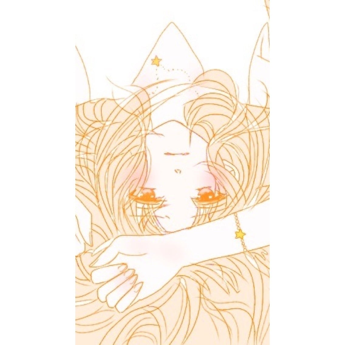 切ない系女子のイラスト描きます iPhoneで一発手描きです。 イメージ1