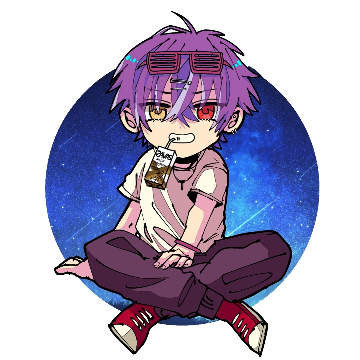 カッコ可愛いイラスト描きます アイコン、ヘッダー最短一日でお届け！ イメージ4