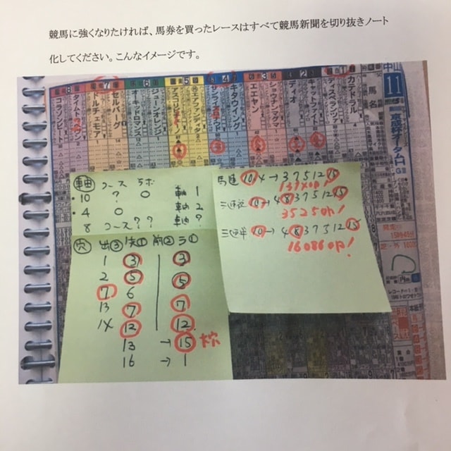JRAが教えてくれない競馬の軸と穴法則伝授します 競馬チェックシートを使った簡単に軸穴馬が分かる方法 イメージ4