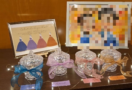 結婚式持ち込みアイテムのお手伝いをします 【結婚式】お色直しドレス当てクイズ用ボードデザイン イメージ2