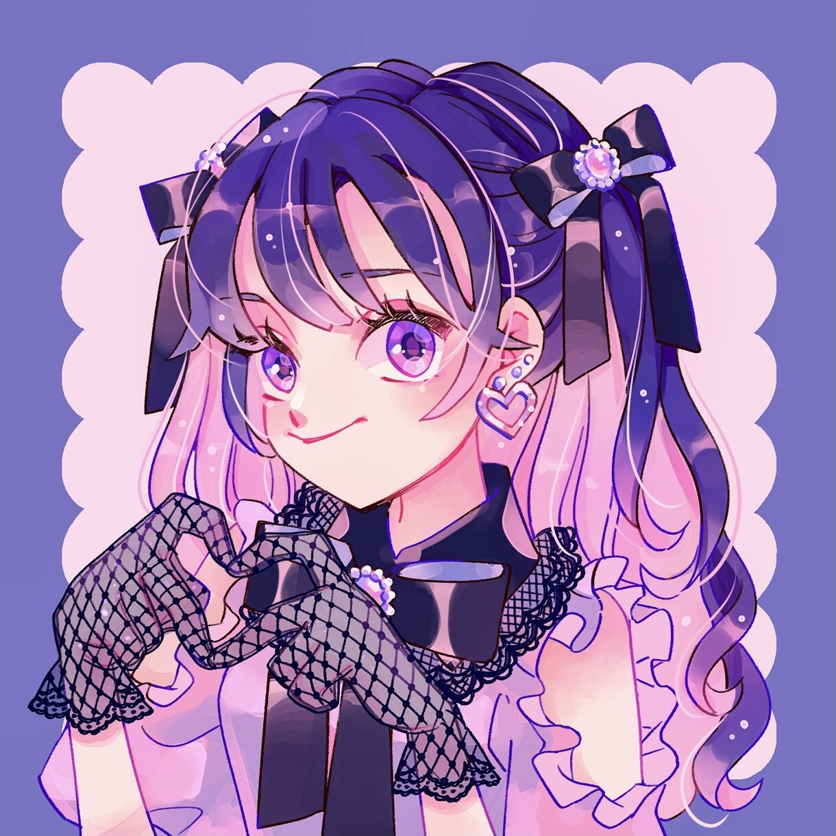 可愛い衣装を着た女の子描きます ●アイコン、似顔絵、イメージイラスト、オリキャラなど イメージ1