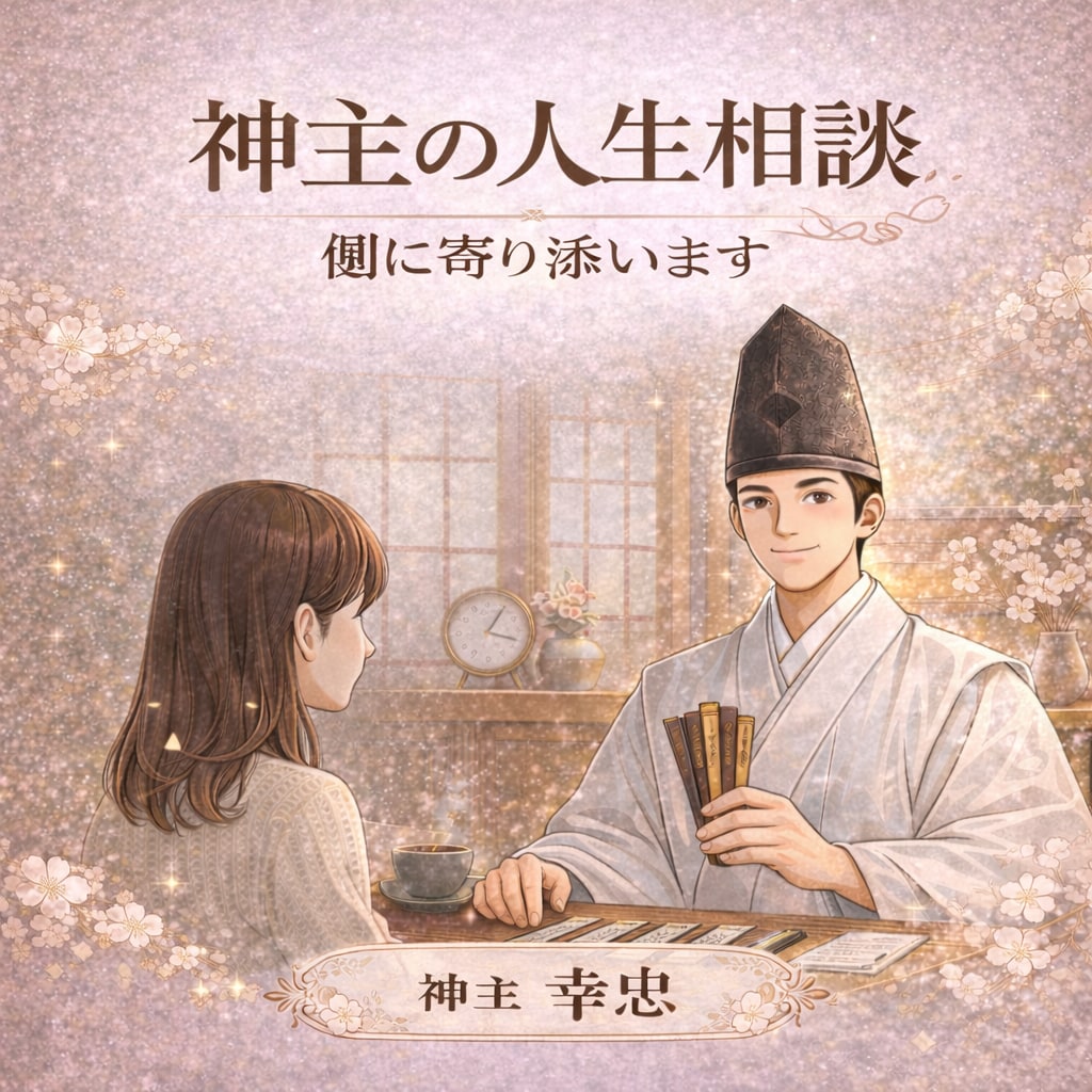 神主が占う｜悩みを解決し幸せの道へ導きます 人生相談を現実と占い、両輪であなたのの側に寄り添います イメージ1