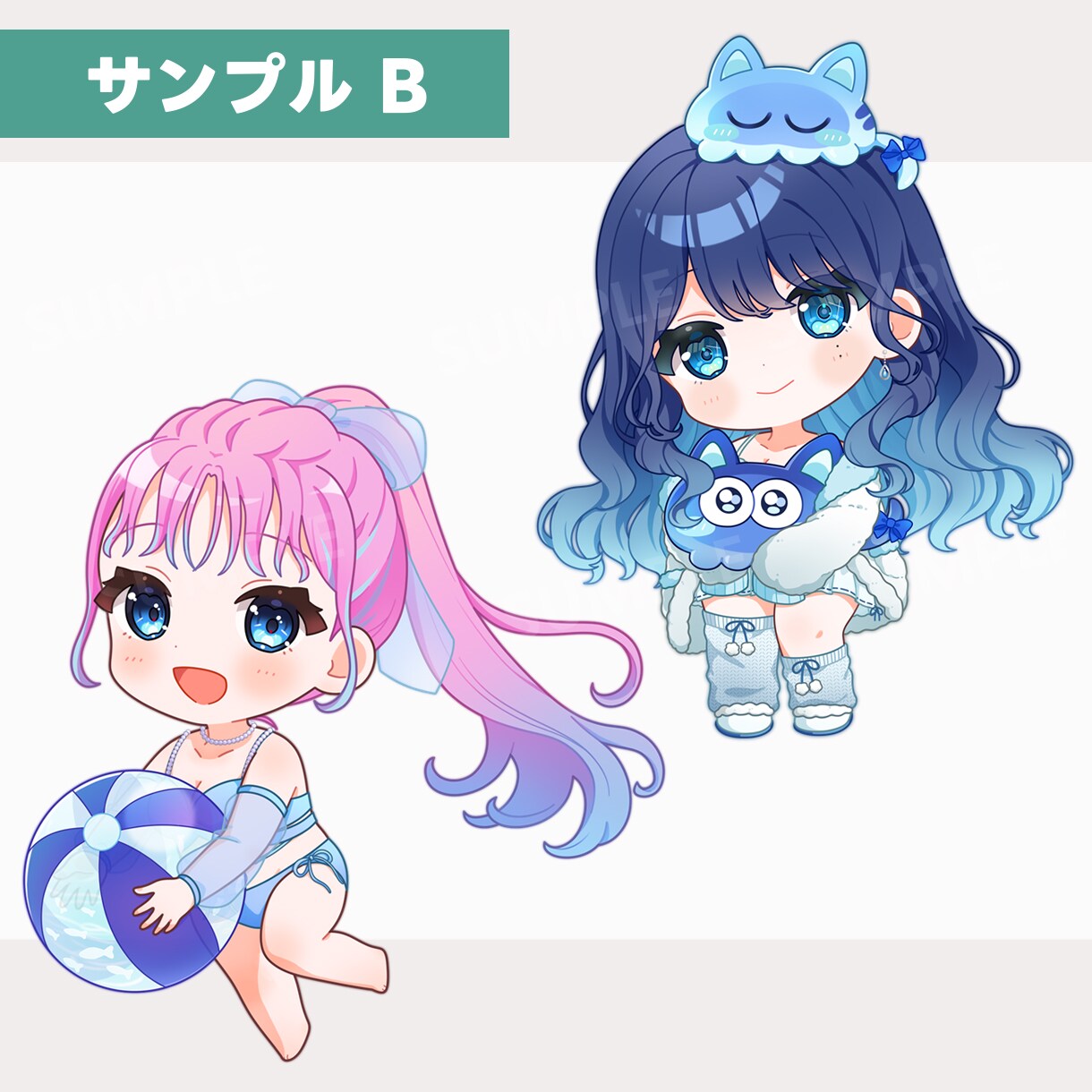 商用OK◎可愛いデフォルメイラストお描きします SNSアイコン、グッズ、動画素材などに♪ イメージ6
