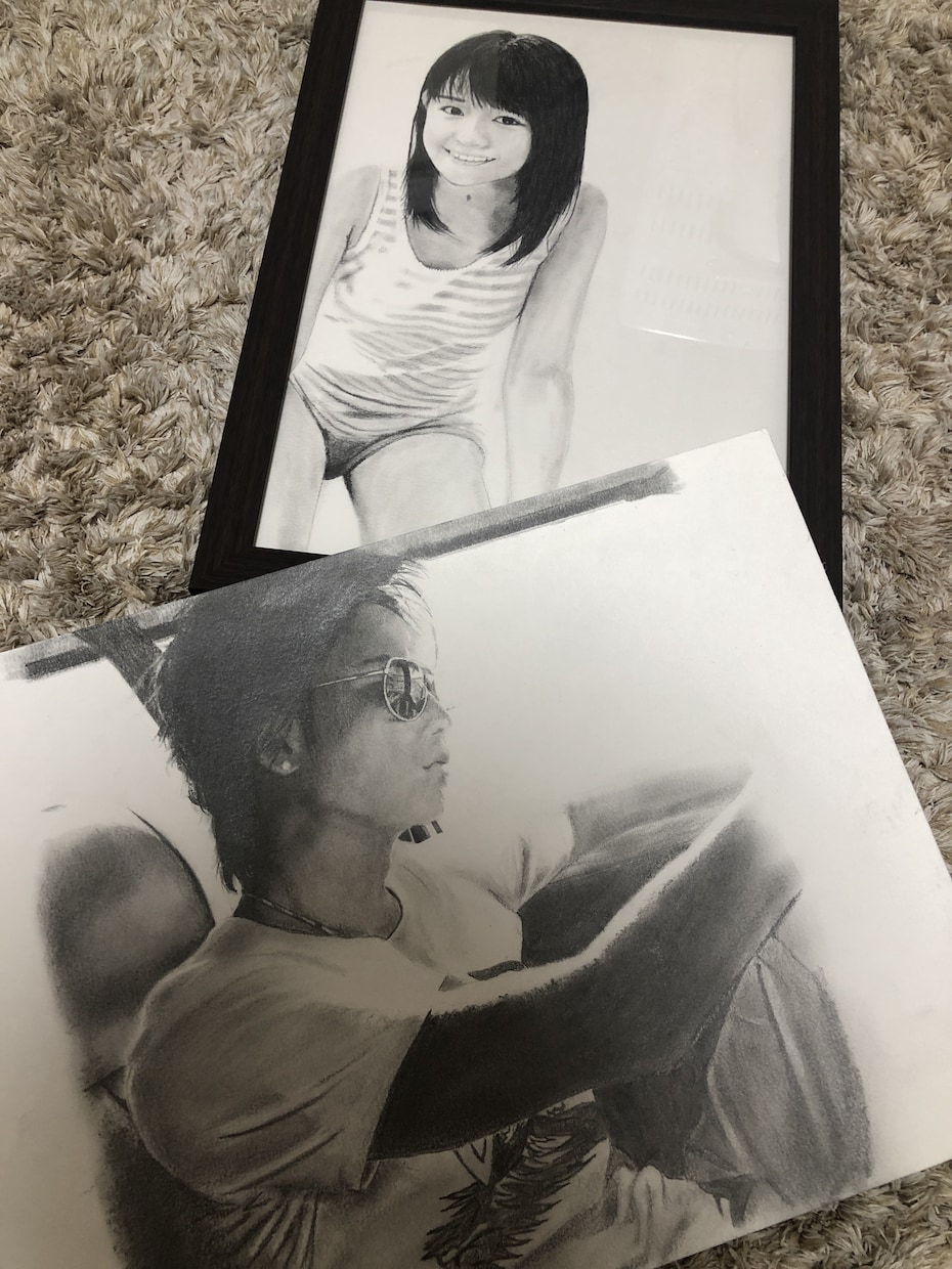 依頼された絵、なんでも描きます あなたの好きな人、モノ、ペットなどを鉛筆画で描きます。 イメージ4