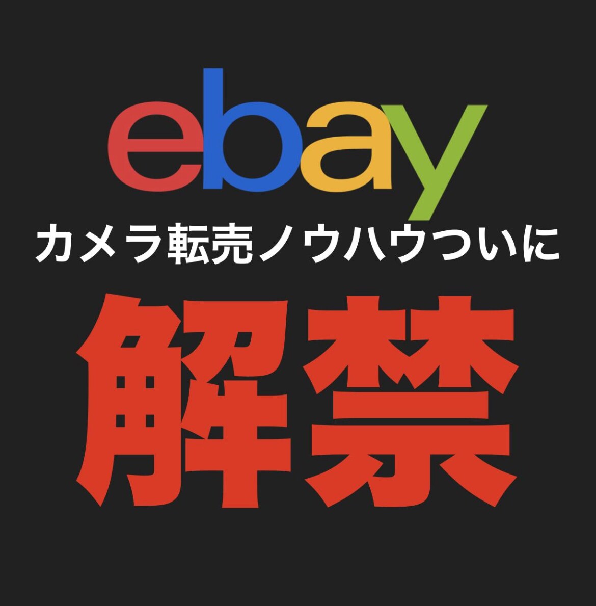 在宅で副業！カメラ転売のやり方 すべてを暴露します 円安の今、輸出がアツい ゼロから完全攻略プロセスを詳細解説 イメージ1