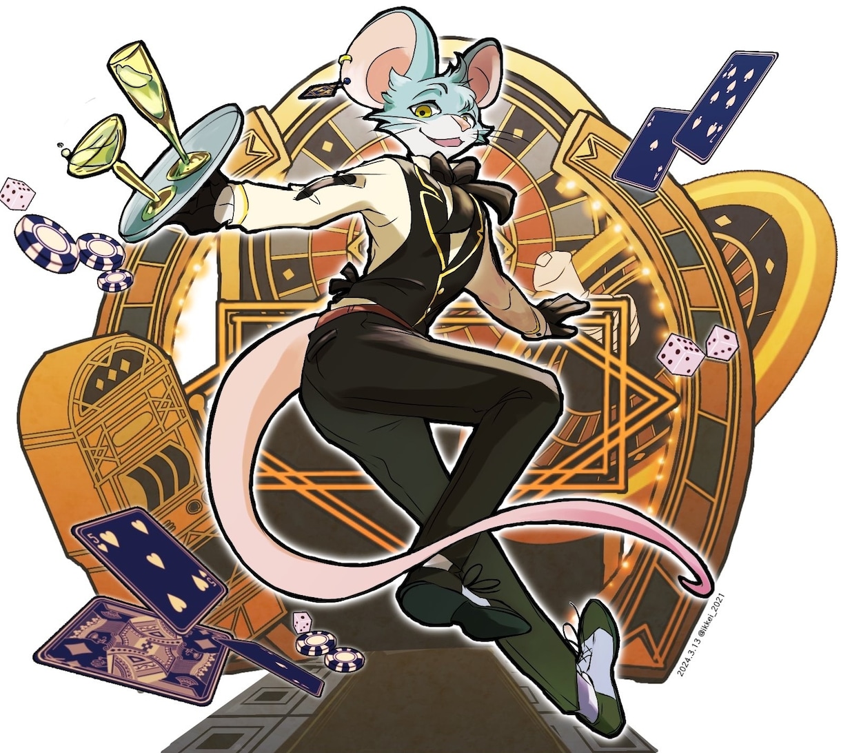 獣人only  かっこいいイラスト描きます 動物何でもOK◎アイコン、サムネ、一枚絵お任せ下さい。 イメージ6