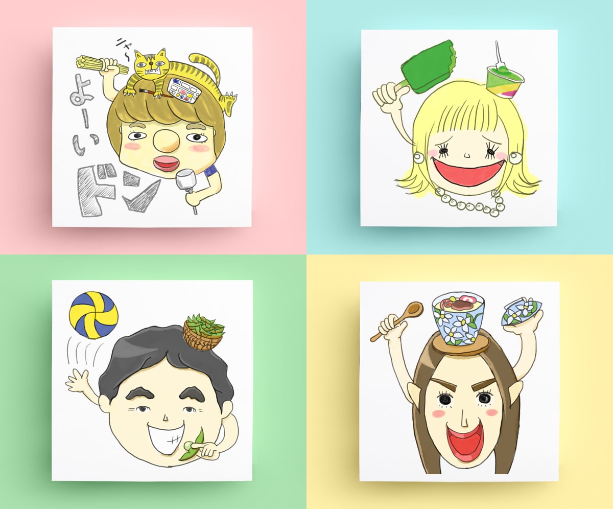 新ジャンル！想像似顔絵描きます あなたの顔、写真を見ずに似顔絵にします！ イメージ3
