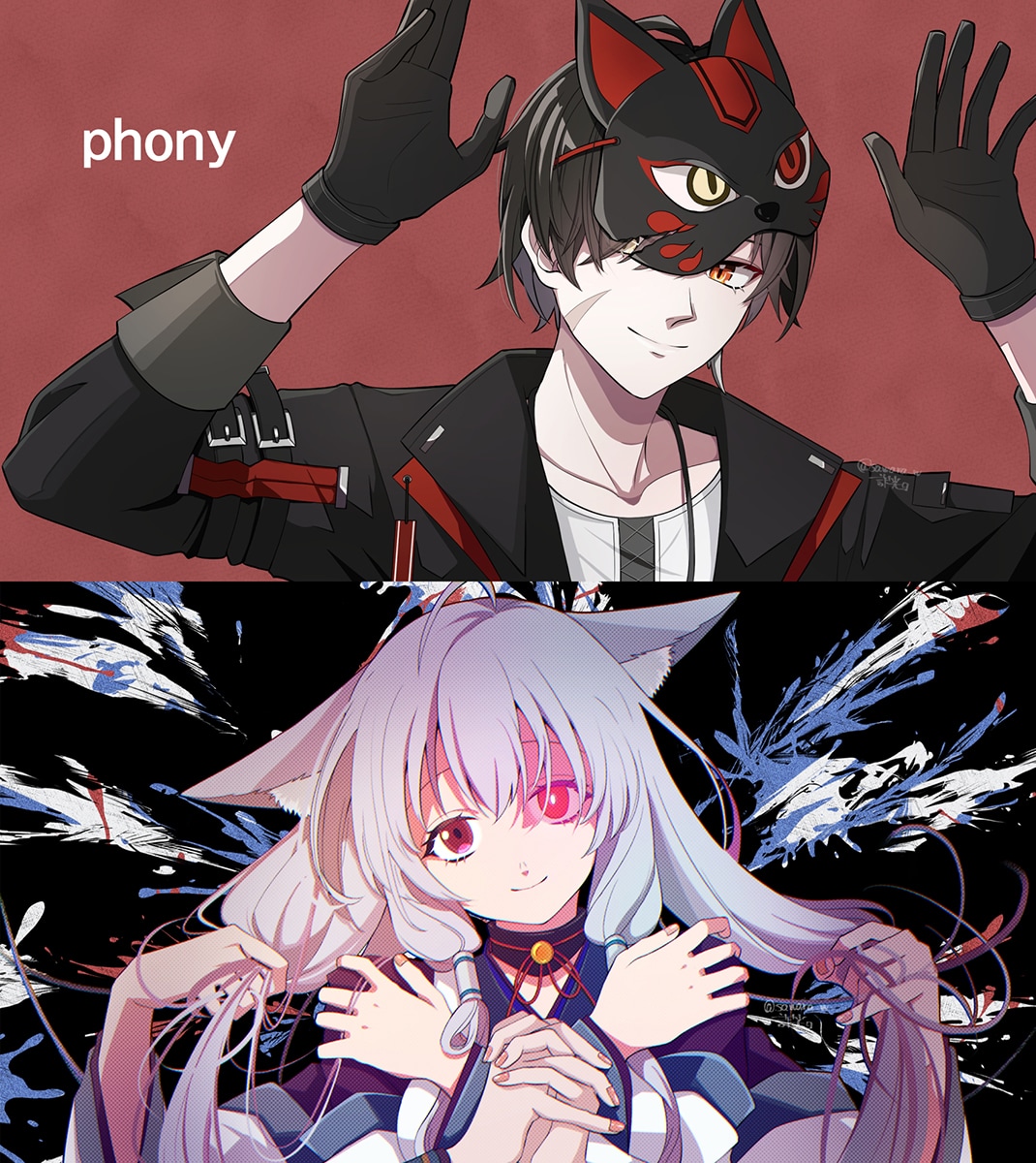 歌ってみた絵、ボカロ曲、MV絵他イラスト描きます 企業実績有！世界観重視、高品質イラストを万全のサポート体制で イメージ6
