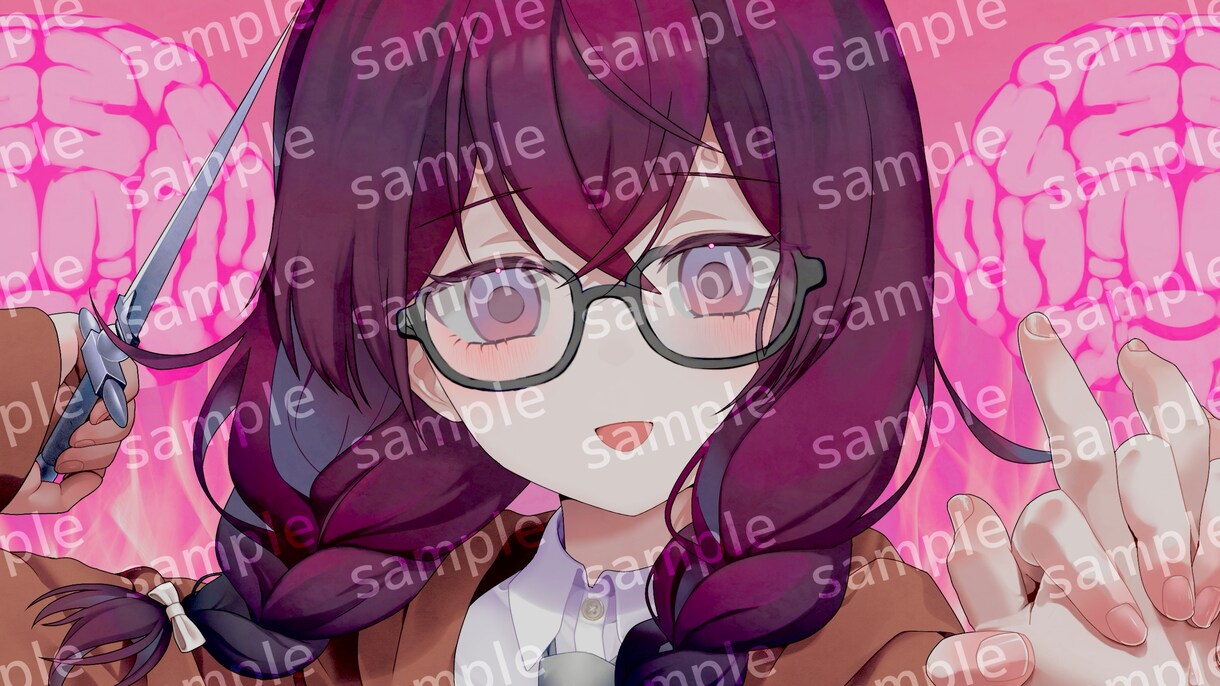アイコンやサムネイラスト描きます OCやVTuberさんのイラストを描きます！ イメージ1