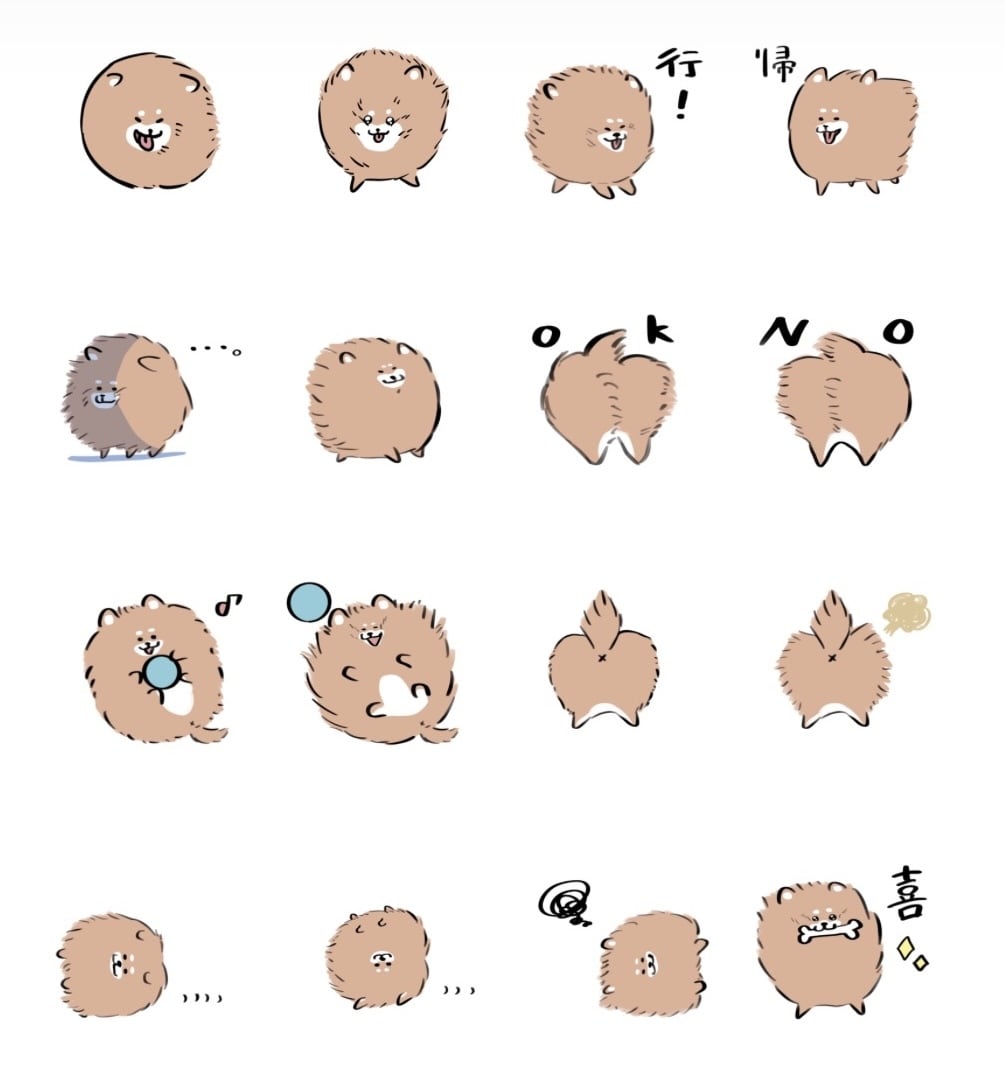 商用OK♪LINEスタンプ作成します イメージだけでもOK！ゆるかわ愛されスタンプに仕上げます イメージ5