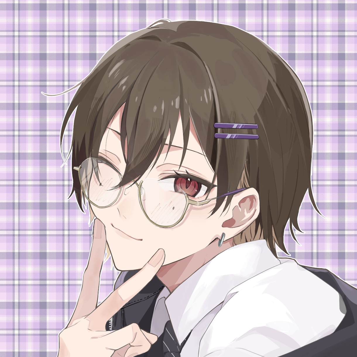 中性的・イケメン男性のSNSアイコン描きます 清潔感のあるイラストが得意です イメージ3