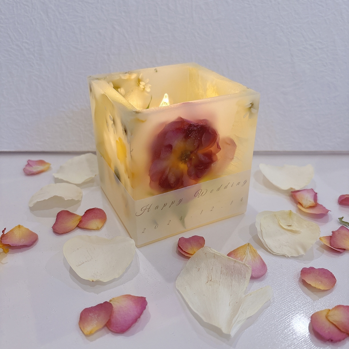 No.237 ランタン型キャンドル製作します プロポーズや結婚式のブーケをアフター保存。送料込み！ イメージ8